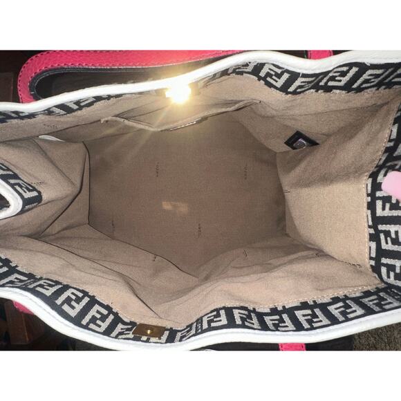 Fendi Zucchino Medium Canvas Tote Vintage - Picture 2 of 8